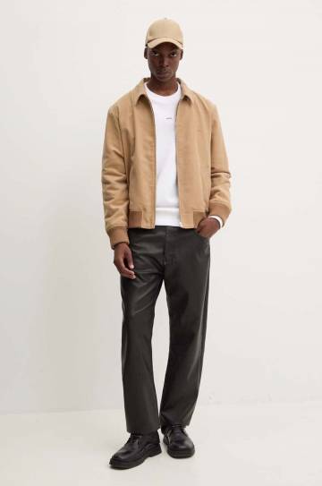 Хлопковая куртка A.P.C. blouson gilles цвет бежевый переходная COHAK.H02706 Хлопковая куртка A.P.C. blouson gilles цвет бежевый переходная COHAK.H02706