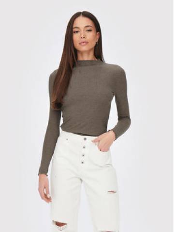 ONLY Блузка Emma 15180040 Коричневий Slim Fit ONLY Блузка Emma 15180040 Коричневий Slim Fit