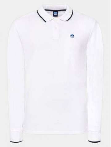 North Sails Поло Basic 692454 Білий Regular Fit North Sails Поло Basic 692454 Білий Regular Fit