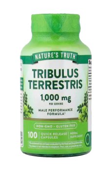 Трибулус террестрис Natures Truth Tribulus Terrestris 1000 мг, 100 капсул быстрого высвобождения