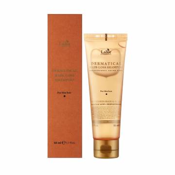 Укрепляющий шампунь Lador Dermatical Hair-Loss Shampoo For Thin Hair для тонких волос, против выпадения, 50 мл Укрепляющий шампунь Lador Dermatical Hair-Loss Shampoo For Thin Hair для тонких волос, против выпадения, 50 мл