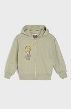 Худі на блискавці Jurassic Park - пильно-зелений