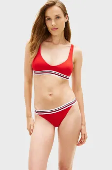 Женский красный лиф от купальника SCOOP Красный S Tommy Hilfiger UW0UW06351