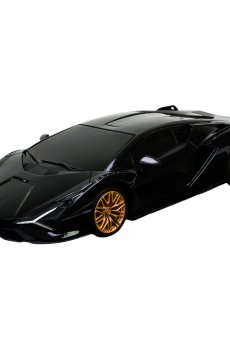 Автомодель Powermotors Lamborgini Sian FKP 37 1:24, на радиоуправлении, 20.5*8.5*5 см, черная, от 6 лет (PM2411)