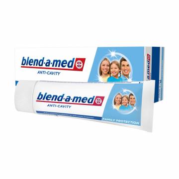 Зубная паста blend-a-med Антикариес, Защита для всей семьи, 75 мл Зубная паста blend-a-med Антикариес, Защита для всей семьи, 75 мл