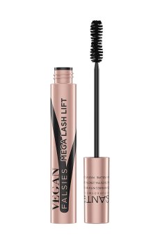 Уценка! Биотушь для ресниц Sante Vegan Falsies Mega Lash Lift Mascara с эффектом накладных ресниц, черная, 9 мл