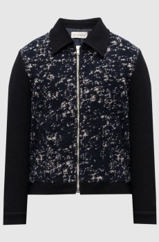 Синяя куртка с шерстью