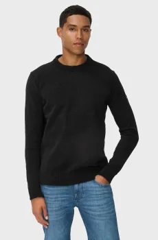 Мужской черный джемпер Черный M Camel Active 409500-6K60-88