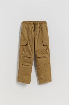 Reserved - Утеплені штани - бежевий - 142FI-80X