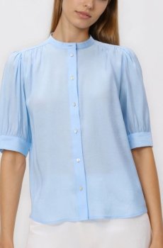 Reserved - Сорочка з короткими рукавами - блідо-блакитний - UE544-05X