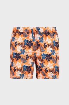 Мужские оранжевые плавательные шорты с узором Оранжевый 52 CMP 35R7557-62ZT