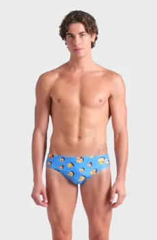 Мужские голубые плавки с узором MENS ARENA DUCKS SWIM BRIEFS Голубой 75 Arena 009482-580