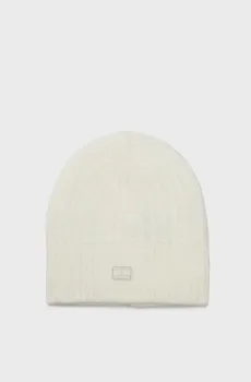 Женская белая шапка TJW COSY KNIT BEANIE Белый ONESIZE Tommy Jeans AW0AW15462