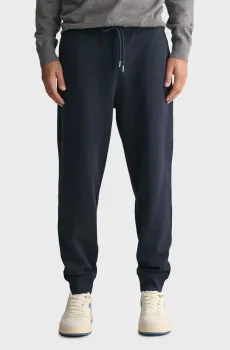 Мужские темно-синие спортивные брюки REG SHIELD Синий M Gant 2009026
