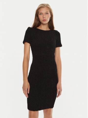 DKNY Повсякденна сукня DD4E1B89 Чорний Regular Fit DKNY Повсякденна сукня DD4E1B89 Чорний Regular Fit