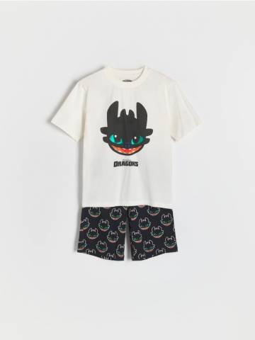 Reserved - BOYS` PYJAMA - кремовий - 756DV-01X Reserved - BOYS` PYJAMA - кремовий - 756DV-01X
