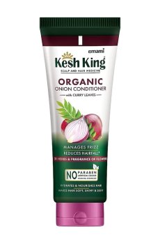 Органический луковый кондиционер для волос Emami Kesh King Organic Onion Conditioner с листьями карри, 200 мл