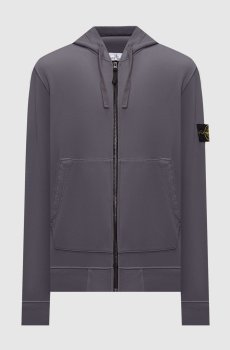 Серая спортивная куртка с логотипом патча