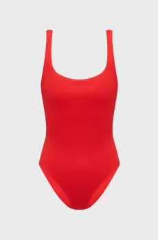 Женский красный моделирующий купальник ONE PIECE Красный L Calvin Klein LV00Q61142