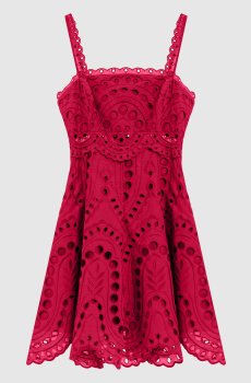 Розовое платье мини Zeph