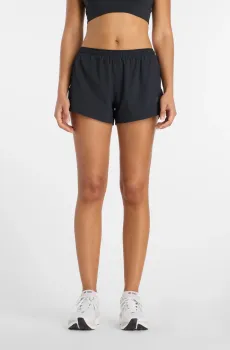 Женские черные шорты RC Essentials Short 3 Черный XS New Balance WB61J868BK