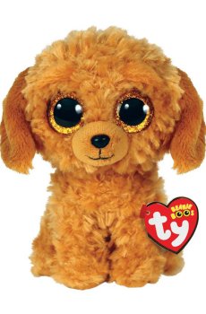 Детская мягконабивная игрушка TY Beanie Boos Золотой пес Noodles, от 3 лет, 15 см (36377)