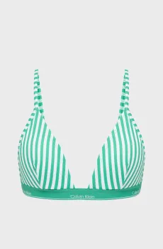 Женский лиф от купальника в полоску TRIANGLE Разноцветный S Calvin Klein LV00Q61208