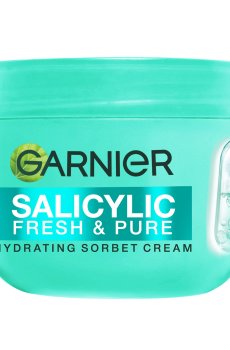 Увлажняющий крем-сорбет для лица GARNIER Salicylic Fresh & Matte Hydrating Sorbet Cream с салициловой кислотой, 85 мл