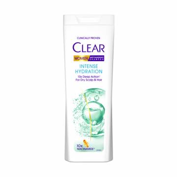Шампунь для волос Clear Intense Hydration 10x Niacinamide против перхоти, 360 мл Шампунь для волос Clear Intense Hydration 10x Niacinamide против перхоти, 360 мл
