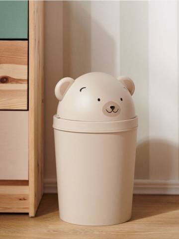 Відро для сміття - бежевий