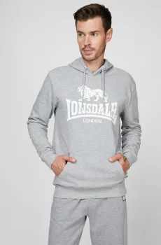 Мужское серое худи Серый L Lonsdale 117033