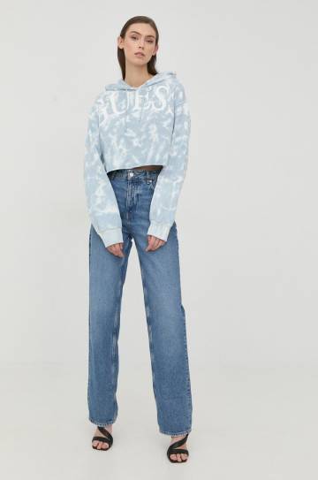 Хлопковая кофта Guess женская с принтом Хлопковая кофта Guess женская с принтом