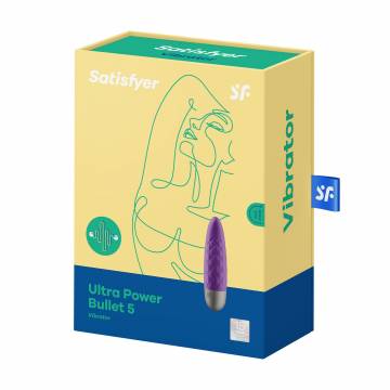 Вибропуля Satisfyer Ultra Power Bullet 5 Vibrator фиолетовый, 1 шт