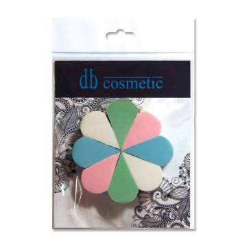 Набор спонжей для макияжа db Cosmetic Цветок 985, 8 шт Набор спонжей для макияжа db Cosmetic Цветок 985, 8 шт