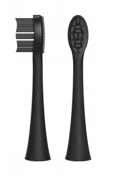 Сменные насадки для электрической звуковой зубной щетки Feelo Pro Standard Black, 2 шт
