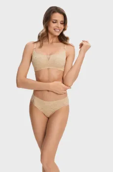 Женские бежевые трусики Бежевый 40 MARC&ANDRE W24-1393-O2-BZO-SZ
