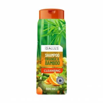 Очищающий шампунь для волос Gallus Shampoo Orange & Bamboo, 500 мл Очищающий шампунь для волос Gallus Shampoo Orange & Bamboo, 500 мл