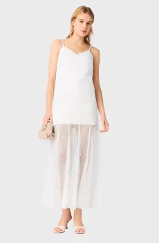 Женское белое платье Белый 40 MAJE MFPRO04632_White