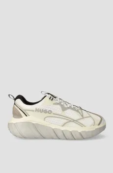 Мужские бежевые кроссовки Бежевый 40 HUGO 50510284;122