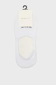 Мужские белые следы (2 пары) INVISIBLE SOCKS 2 PACK Белый 43-45 Gant 9960257