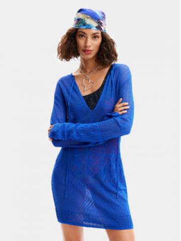 Desigual Пляжна сукня El Cairo 24SWMF03 Голубий Regular Fit Desigual Пляжна сукня El Cairo 24SWMF03 Голубий Regular Fit