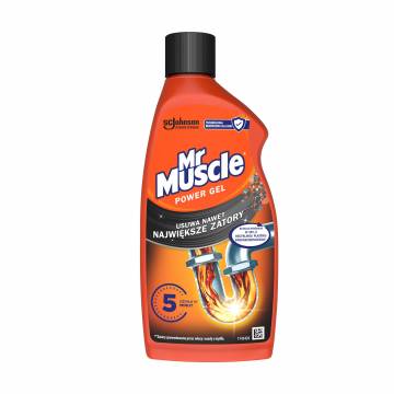 Гель для прочистки сливных труб Mr Muscle против трудных засоров, 500 мл Гель для прочистки сливных труб Mr Muscle против трудных засоров, 500 мл