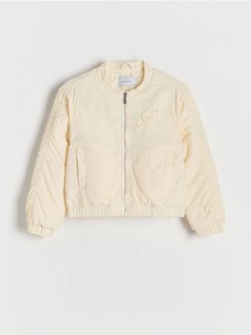Reserved - GIRLS` OUTER JACKET - кремовий - 523CV-01X Reserved - GIRLS` OUTER JACKET - кремовий - 523CV-01X