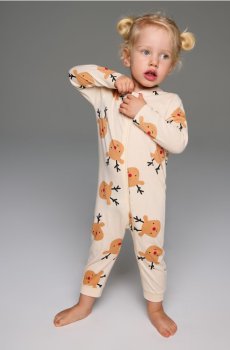 Боді з оленями - червоний