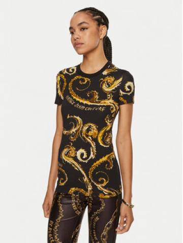 Versace Jeans Couture Футболка 77HAH608 JS409 Чорний Slim Fit Versace Jeans Couture Футболка 77HAH608 JS409 Чорний Slim Fit