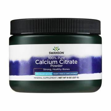 Цитрат кальция Swanson 100% Pure Calcium Citrate Powder 350 мг, в порошке, 227 г