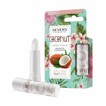 Бальзам для губ Revers Cosmetic Aroma Lip Balm, Coconut, 4 г Бальзам для губ Revers Cosmetic Aroma Lip Balm, Coconut, 4 г