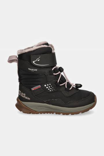 Детские зимние сапоги Jack Wolfskin цвет чёрный A62143 Детские зимние сапоги Jack Wolfskin цвет чёрный A62143