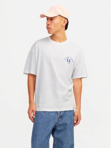 Jack&Jones Футболка Jorfrutti 12256926 Білий Wide Fit Jack&Jones Футболка Jorfrutti 12256926 Білий Wide Fit