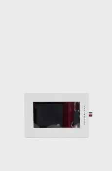 Мужской набор аксессуаров (кошелек, брелок) MINI CC WALLET & KEY FOB Синий ONESIZE Tommy Hilfiger AM0AM14805